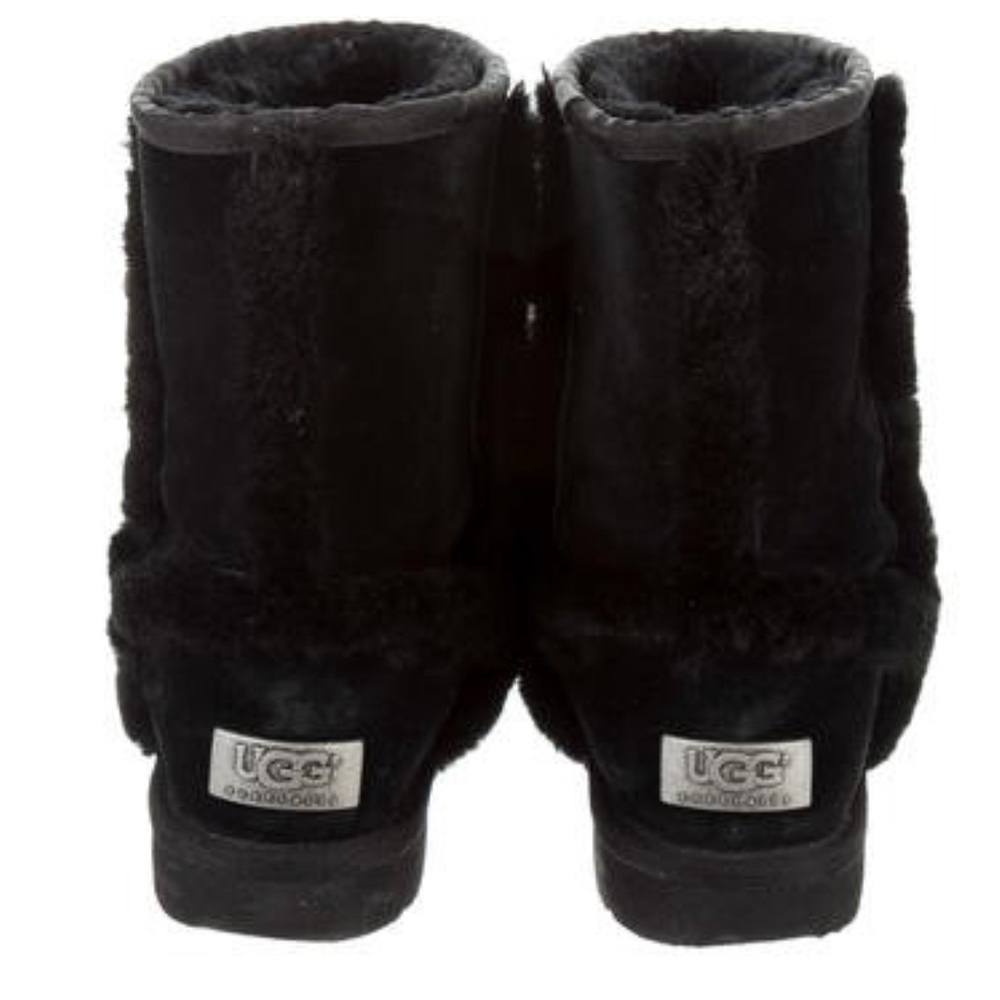 UGG AUSTRALIA SHEARLING-LINE SUEDE ANKLE BOOTSAM